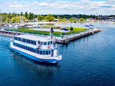 Departing Discovery Pier